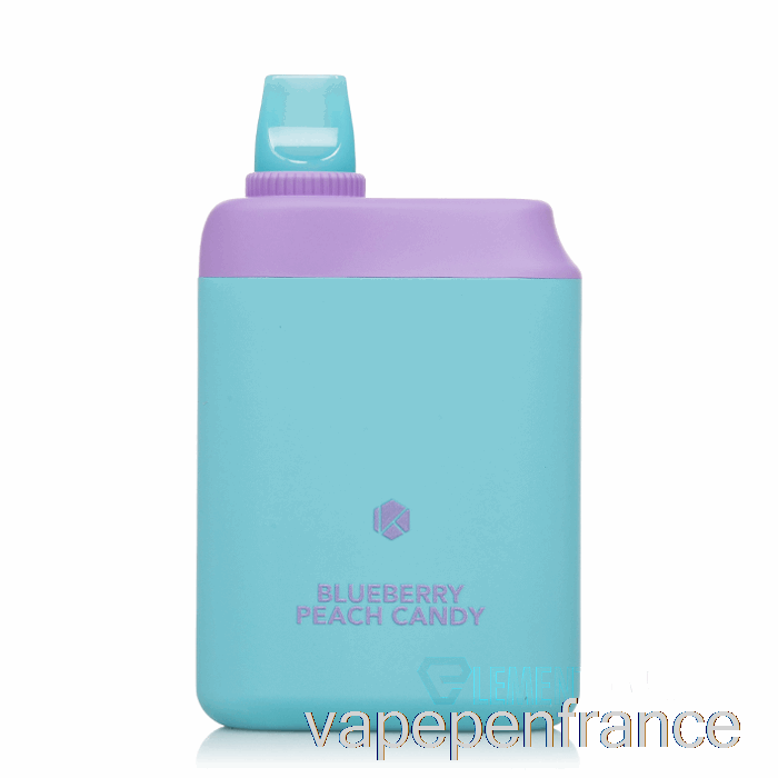 Kadobar X Pk Marques Pk5000 Stylo Jetable De Vape De Bonbons à La Pêche Aux Myrtilles